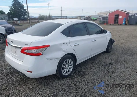 2015 Nissan Sentra Fe+ S/S/Sl/Sr/Sv from USA, damaged, VIN 3N1AB7APXFL653498